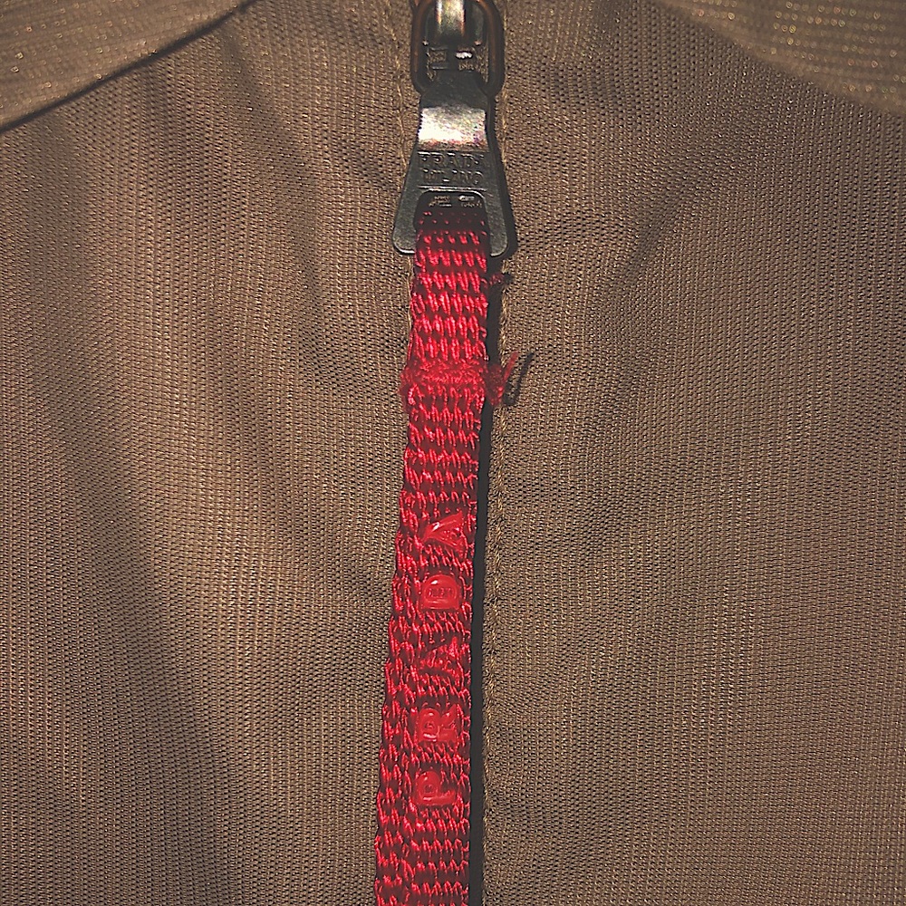 Prada double zip shirt